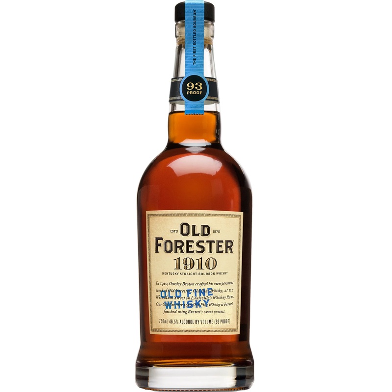 Old Forester Kentucky Straight Bourbon Whiskey 1910 Old Fine Whisky 750mL