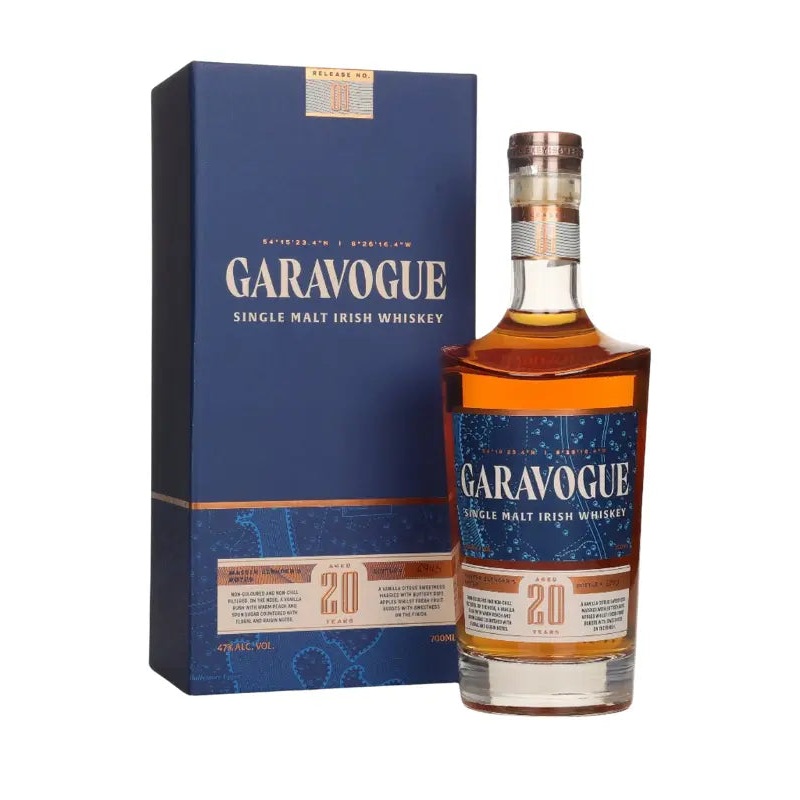 Garavogue 20 Year Old Single Malt Irish Whiskey Release No. 01 (700ml)