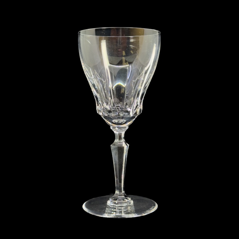 Goethe Millet Crystal Water Goblet by Val St. Lambert