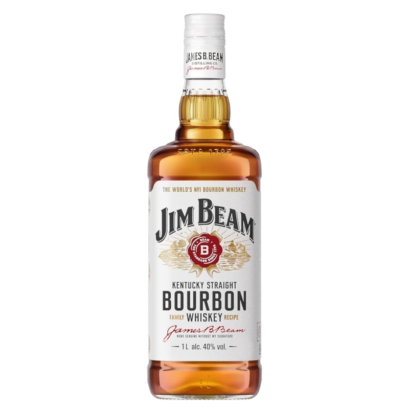 Jim Beam White Label Bourbon 1 Litre