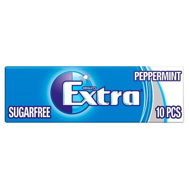 Wrigley's Extra Peppermint Sugar Free Chewing Gum (10 Piece)