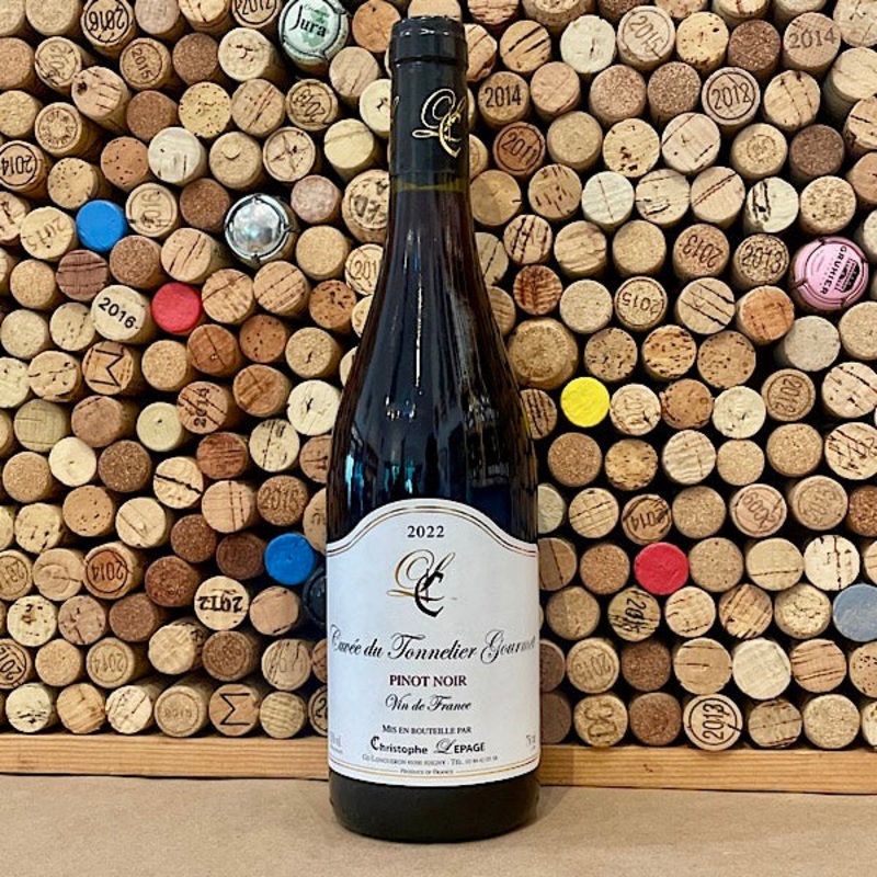 Christophe Lepage 'Cuve du Tonnelier Gourmet' Vin de France Pinot Noir 2023