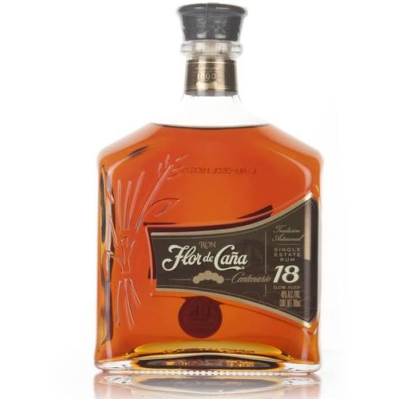 Ron Flor De Cana Rum Centenario Gold 18YR 750ML